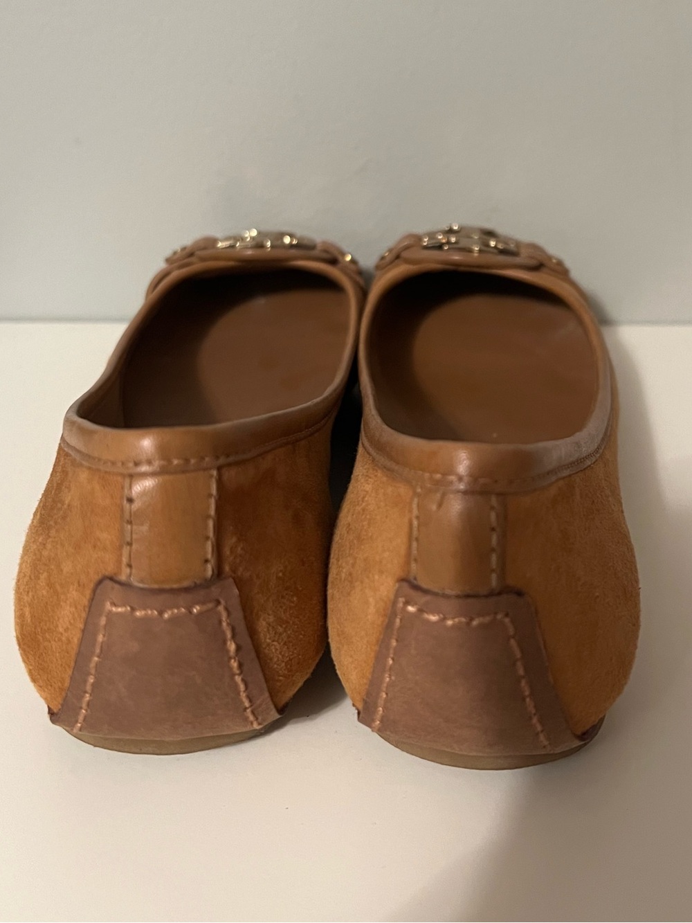 Tory Burch Suede Ballet Flats-Size 10 - Picture 4 of 10